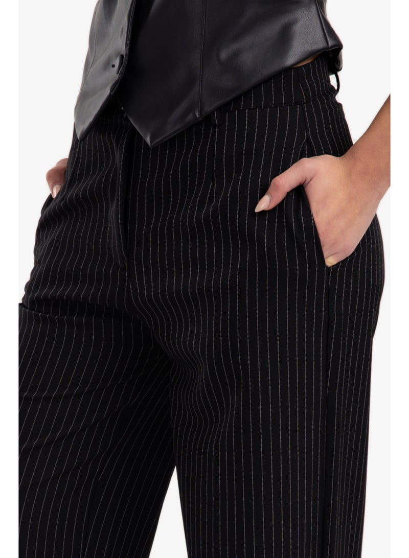 Clue Striped Zip-up Pants - Image 3
